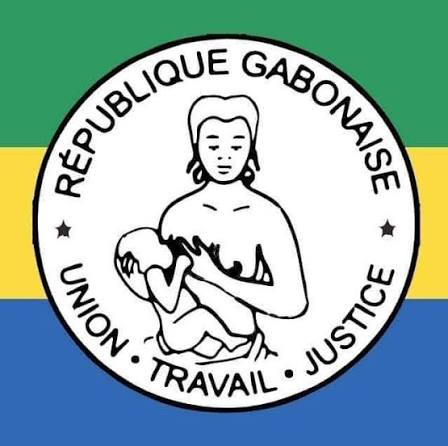 Blason de la Republique Gabonaise - Union, Travail, Justice